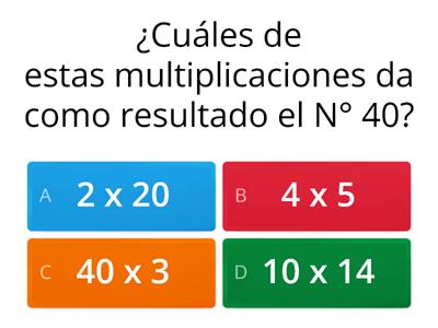 Multiplicaciones 