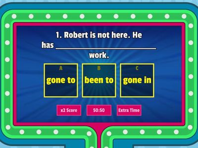 Have been to/have gone to/have been in