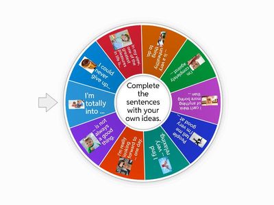 ACPB-B11-USES OF -ING - Speaking wheel