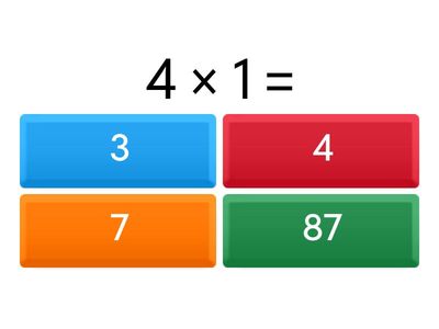 Tablas del 2, 3, 4 y 5