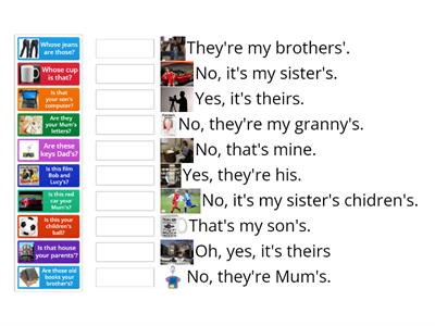 Possessives and Demonstrative pronouns