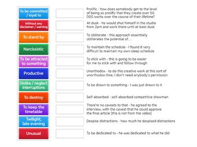 Productivity (TSC, meaning)