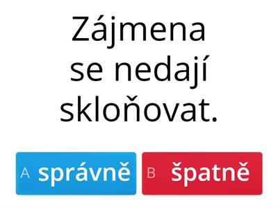 Tvarosloví a skladba- jsou výroky správně?