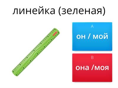 Он / Она (Мой/Моя)