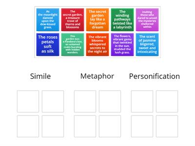 Figurative language sort