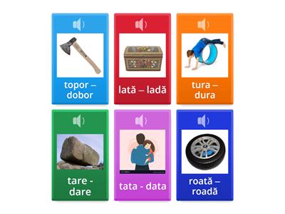 exerciții diferențiere consoane surde-sonore 