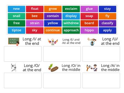 Barton 4.14 Vowel Team Rule Sort