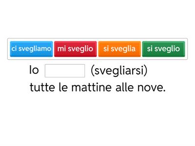 I verbi riflessivi e reciproci