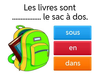 Les prépositions de lieu