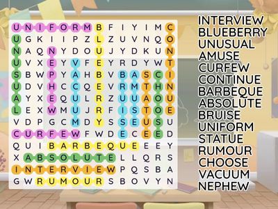 Long U Wordsearch (4)