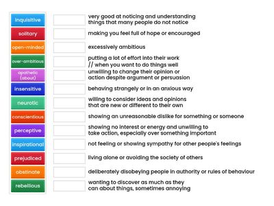 * Personality adj - part 1 (SO Adv 1.2)