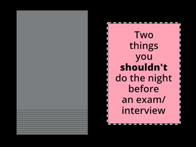 N3 should, must, have to