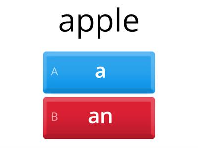 a/an