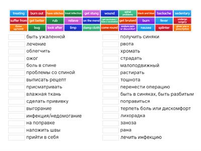 Health and treatment: card 2