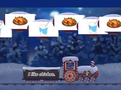 I like…🍗🍕🍰🧃