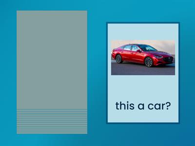 Verb to be /questions