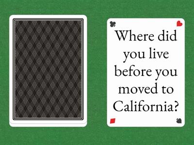 Welcome Unit Conversation Cards