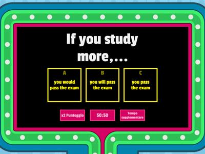 first/second conditional