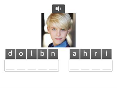 A new friend - hair and eyes