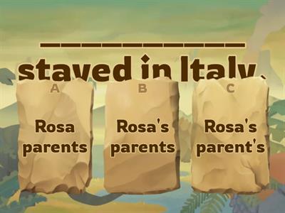 Possessive case (Active grammar: level 1)