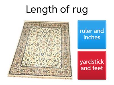 Appropriate measurement tools