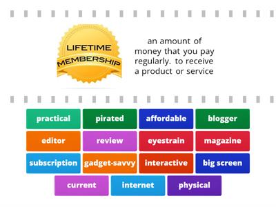 FORM 5 UNIT 7 : MEDIA VOCABULARY