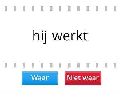 Spelling werkwoorden presens