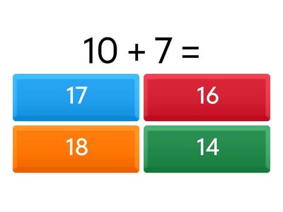 addizioni e sottrazioni entro il 20