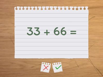 Addition Numbers to 100