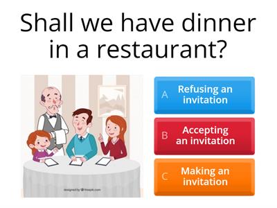  Accepting or Refusing, making an invitation