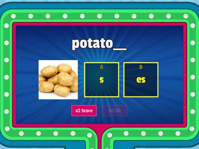 s 5.1 Add suffix s or es