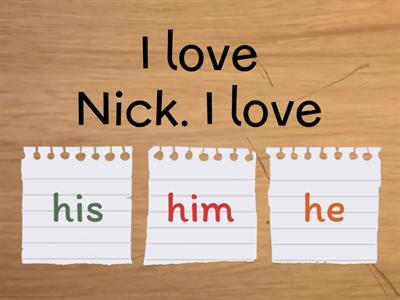 J2 - Object Pronouns