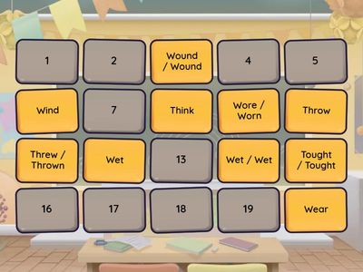 irregular verbs (part 1)