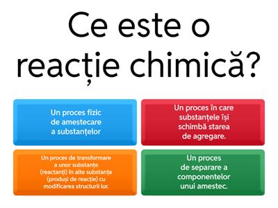 Reactii Chimice - recapitulare