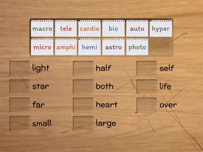 Greek Prefixes and Roots