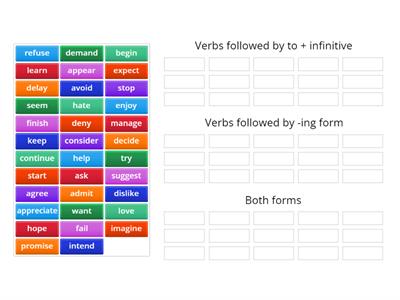  Gerunds and infinitives