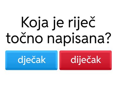 Kviz Č i Ć