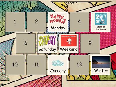 Maths - Days, Months, Seasons