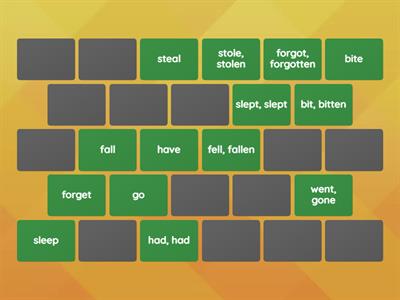 Irregular verbs