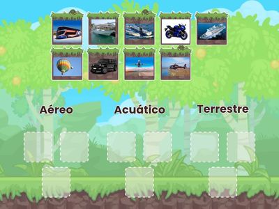 Clasificación Medios de transportes
