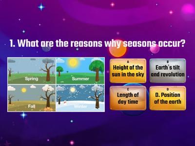 SEASONS Part 2 (choose the correct answer)