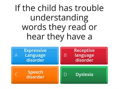 Language Disorders in Children