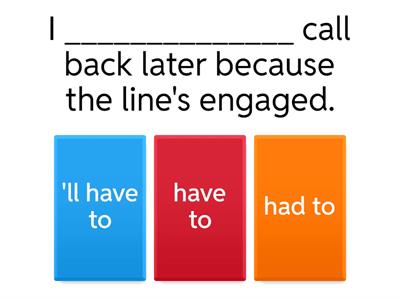 Unit 4: Modals of Obligation