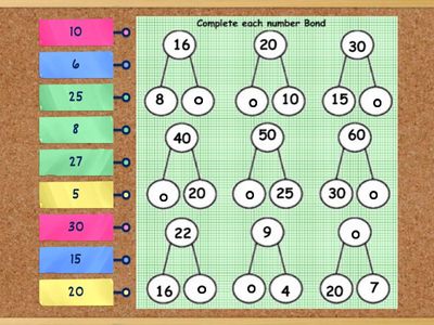 Number Bonds Lesson 11