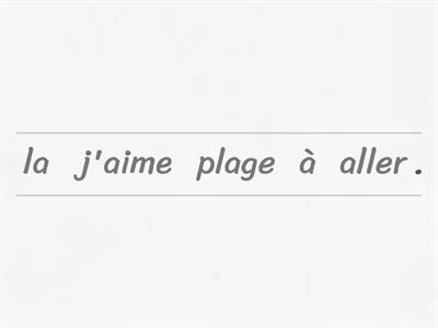 Expressing likes and dislikes unjumble