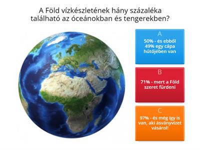 Világtengerek tagolódása és jellemzői - vicces TOTÓ 