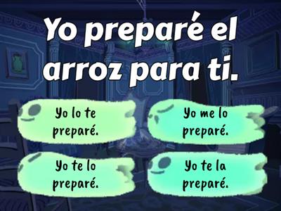 Double Object Pronouns