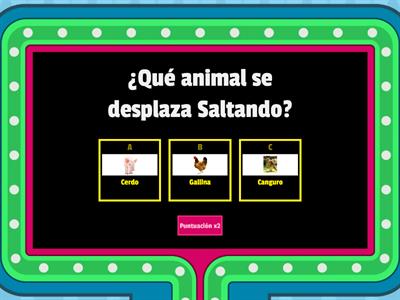 El desplazamiento de los animales 