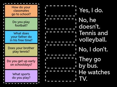 Present Simple - Questions 