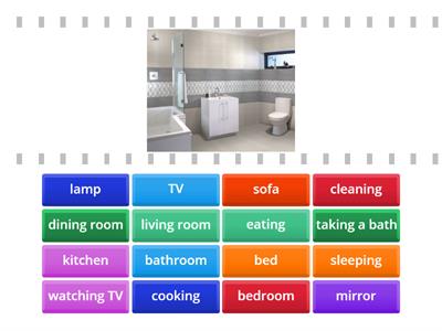 Rooms and house objects 